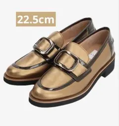 LANVIN en Bleu ローファー 22.5cm ブロンズのサムネイル