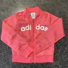 adidas キッズ　ピンク軽量ジャケット 100cm
