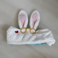 不思議の国のアリス　白うさぎ　耳付き　ヘアバンド