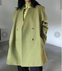 完売品✨PUFF SLEEVE WOOL JACKET アメリ　ウール100%のサムネイル