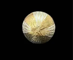 金色と白色の大玉3cm 和玉髪飾り