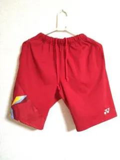 YONEXヨネックスレッドハーフパンツ