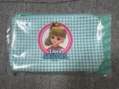 リカちゃん一番くじ　Licca リカちゃん ポーチ チェック柄