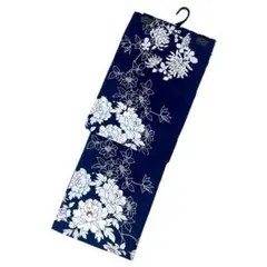 浴衣ジェンヌ 浴衣単品 しじら織 綿麻 黒系 - メルカリ