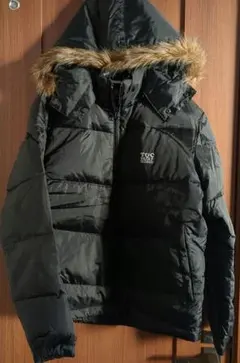 美品 ファー付フード　ダウンジャケット Lサイズ　y2k