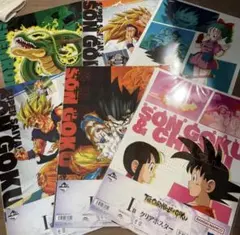 ドラゴンボール　一番くじ　I賞　クリアポスター　6種セミコンプセット