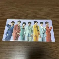 なにわ男子 20’夏 チケットファイル