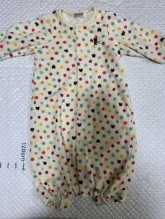 MIKI HOUSE カラフルドットロンパース 50.60