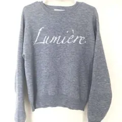 グレー 長袖セーター M