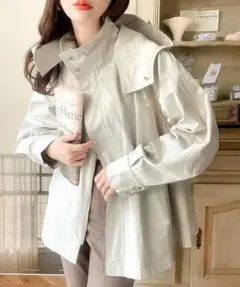 Classical Elf スタンドカラーフレアマウンテンパーカー