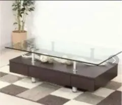 ニトリ　センターテーブル　ローテーブル　ガラス　引き取りのサムネイル