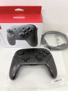 Nintendo Switch Proコントローラー　 純正　箱　充電ケーブル付