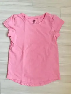 H&M 半袖Tシャツ 蛍光ピンクのサムネイル