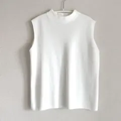 定価23,670円　セオリーリュクス　ノースリーブ　ホワイト　トップス