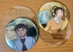 ユニバ コナン 缶バッジ