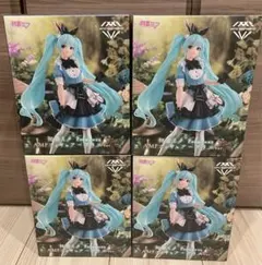 初音ミク Princess AMPフィギュア〜アリスver.〜 4個セット