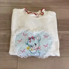 SWIMMER クマ イラスト トレーナー アイボリー