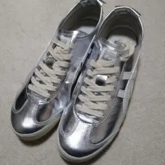 Onitsuka Tiger シルバー スニーカー メキシコ66 27.5cm