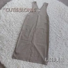 Cutie Blonde キャミワンピース ベージュ系