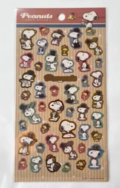 PEANUTS スヌーピー　箔押しシール　ステッカー