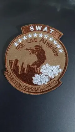 SWAT FBI Los Angeles 刺繍ワッペン ベルクロ付のサムネイル