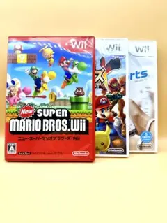 大乱闘スマッシュブラザーズ他 Wii ソフト３点セット (24時間以内発送)