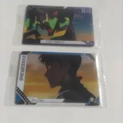 ヱヴァンゲリヲン 新劇場版　ウエハース　カード　２枚　匿名配送