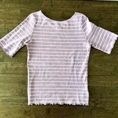 earth music&ecology 半袖 リブカットソー