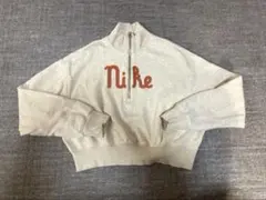 ナイキ ハーフジップ ロゴスウェットカットソー