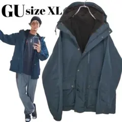 GU ジーユー ボアライナーベスト付き マウンテン パーカー ジャケット XL