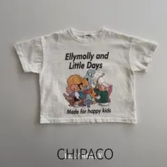 Ellymolly ハッピークルーtee ホワイト