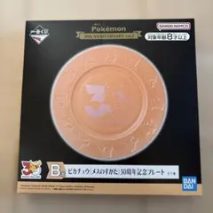 一番くじ ポケモン 30周年記念プレート B賞 ピカチュウ
