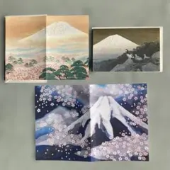 ✴︎富士山✴︎オールシーズンカード3枚セット