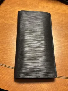 LOUIS VUITTON ブラックレザー長財布