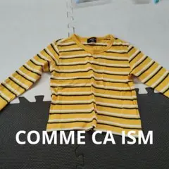 長袖ストライプカットソー　ロンT コムサイズム　COMME CA ISM