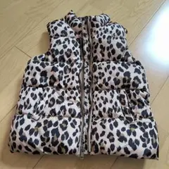 オールドネイビー　ヒョウ柄ベストアウター