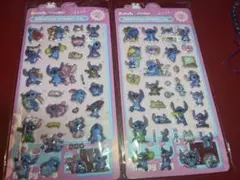 スティッチ　立体　2枚セット