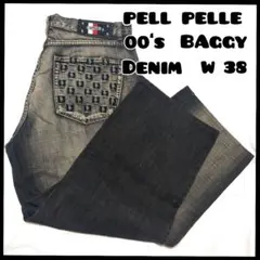 極太 W38 Pelle Pelle ペレペレ バギー デニム Y2K 00sのサムネイル