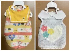 【美品・着用1回】トイプードル2.4kg着用 犬服2枚セット（SS・3S）