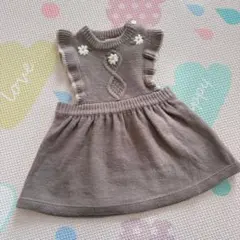 バースデイ Favon ブラウンニットワンピース80サイズ⭐︎