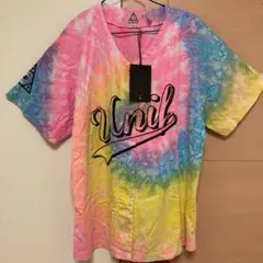 unif ベースボールシャツ　ワンピース　タイダイ　トップスのサムネイル