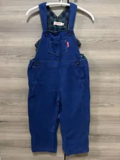 MIKI HOUSE ネイビーオーバーオール