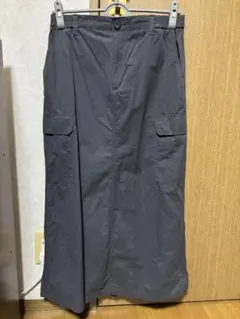 GUのテックカーゴロングスカート