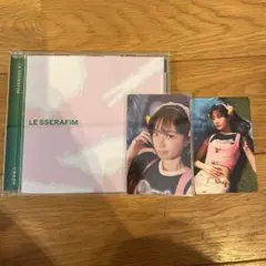 LE SSERAFIM CRAZY 通常盤　カズハトレカ、ステッカー付き