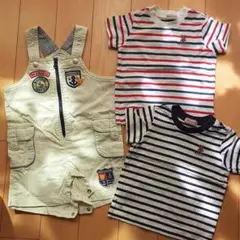 ミキハウス　80 オーバーオールサロペット