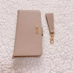 ギャラクシーs23 スマホケース ベージュ カード収納 Galaxy s23