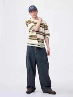 FindjapanB 専用　GU デニムスーパーワイドカーゴパンツ　新品未使用