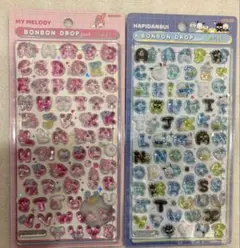 24時間以内発送『正規品』ボンボンドロップシール サンリオmojiアルファベット