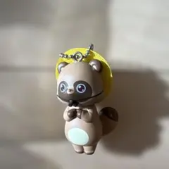 たぬき ボールチェーン付きフィギュア