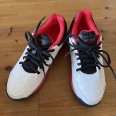 YONEX ソフトテニス用シューズ ホワイト/レッド